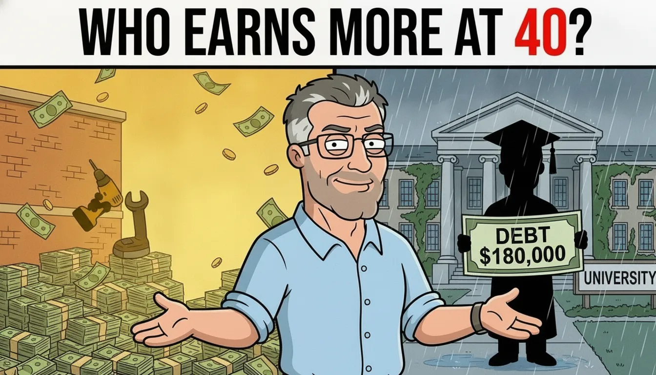 Should I go to trade school or a 4-year college? cover