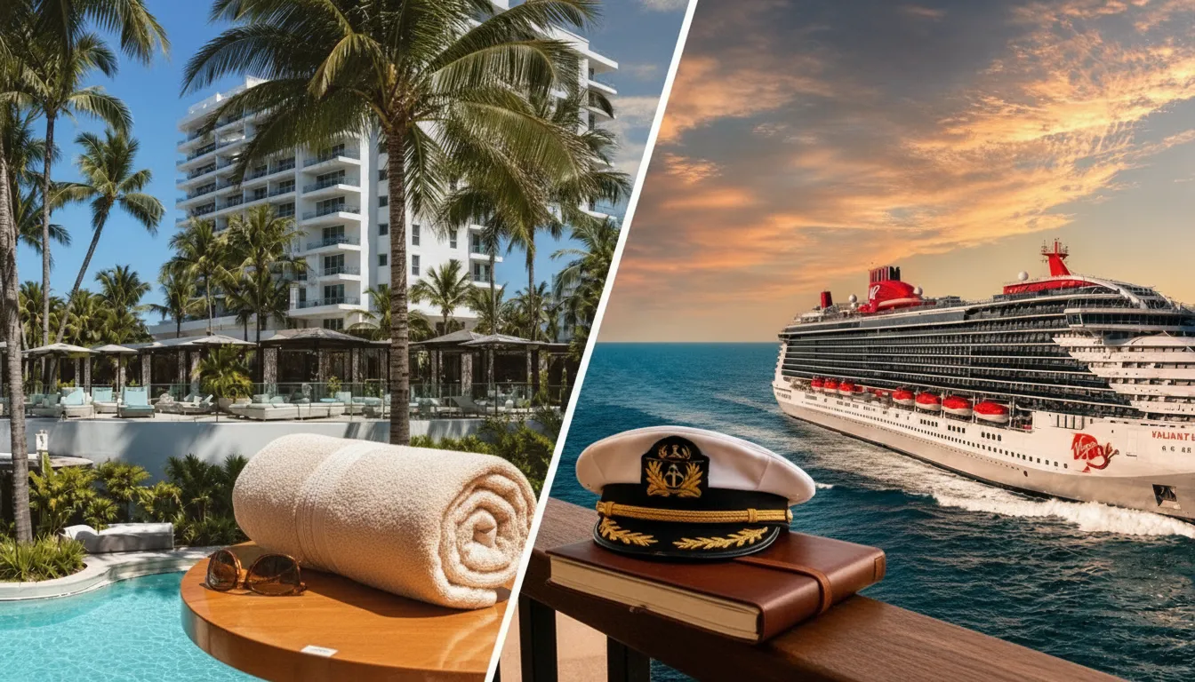 How much would I save with a cruise instead of a resort vacation? cover