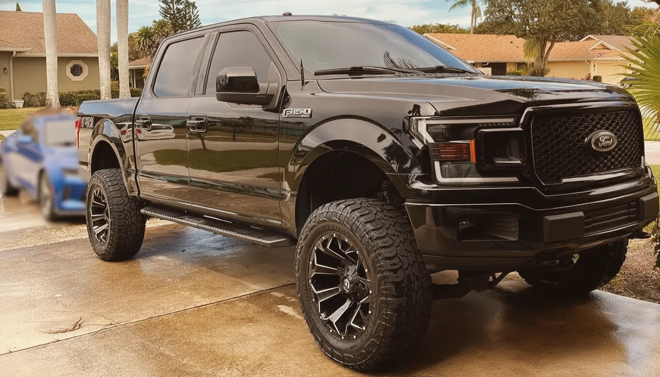 How much would I save on a truck lift by buying used wheels and tires? cover