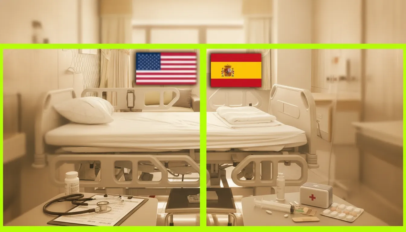 How much would I save on childbirth and health insurance in Spain compared to the US? cover