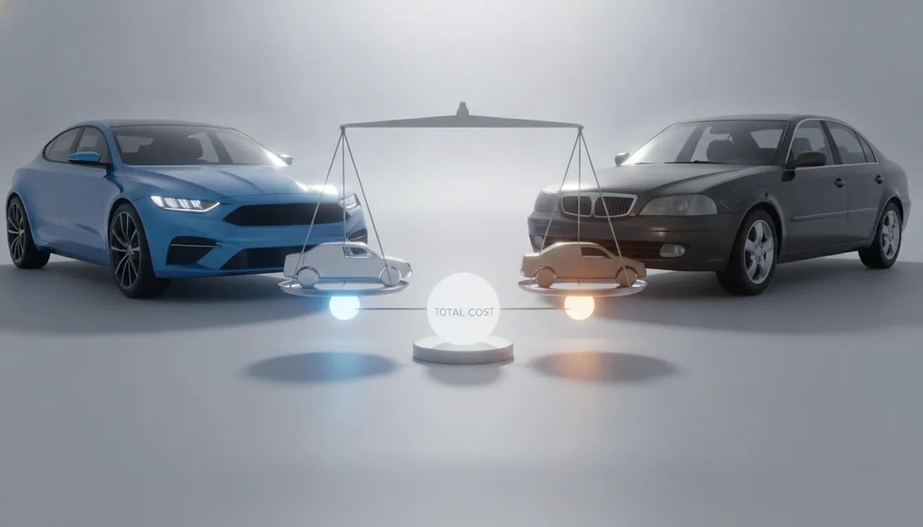 Should I buy a new or used car? cover
