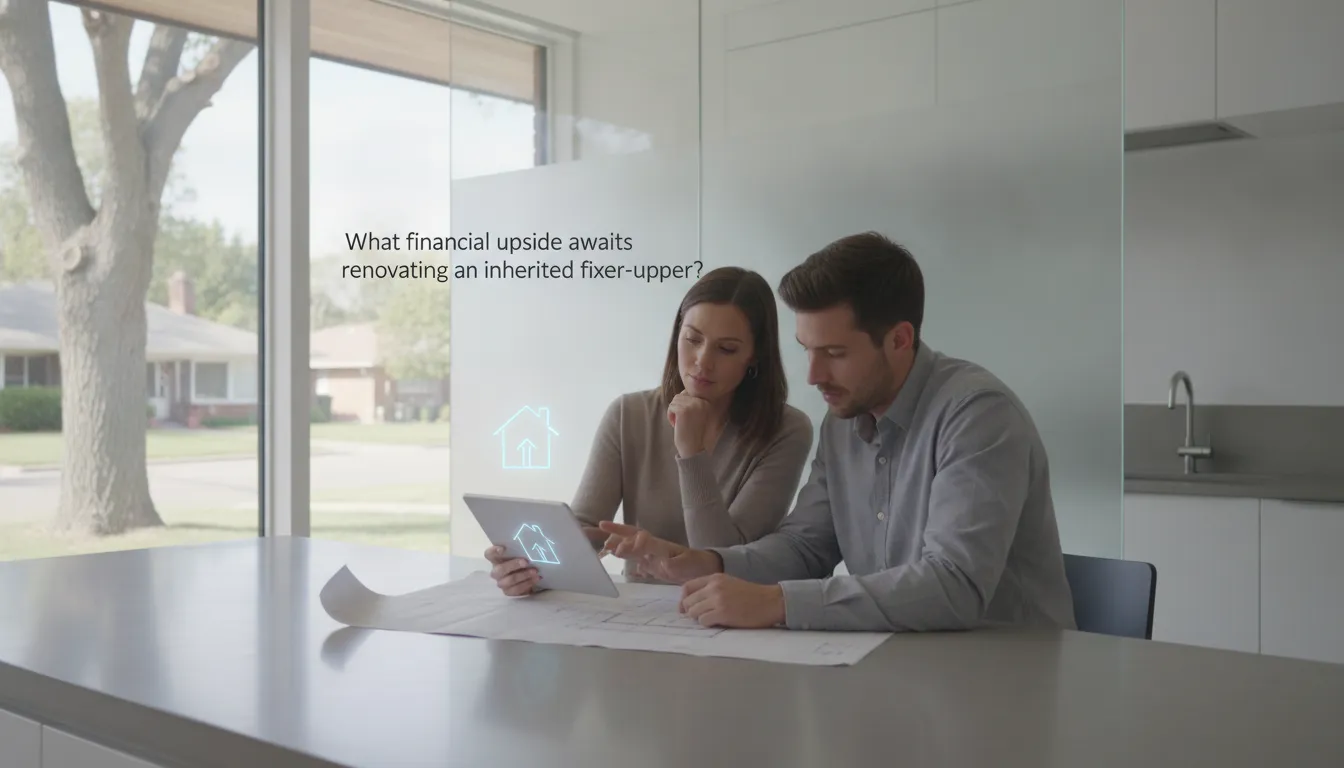 What financial upside awaits renovating an inherited fixer-upper? cover