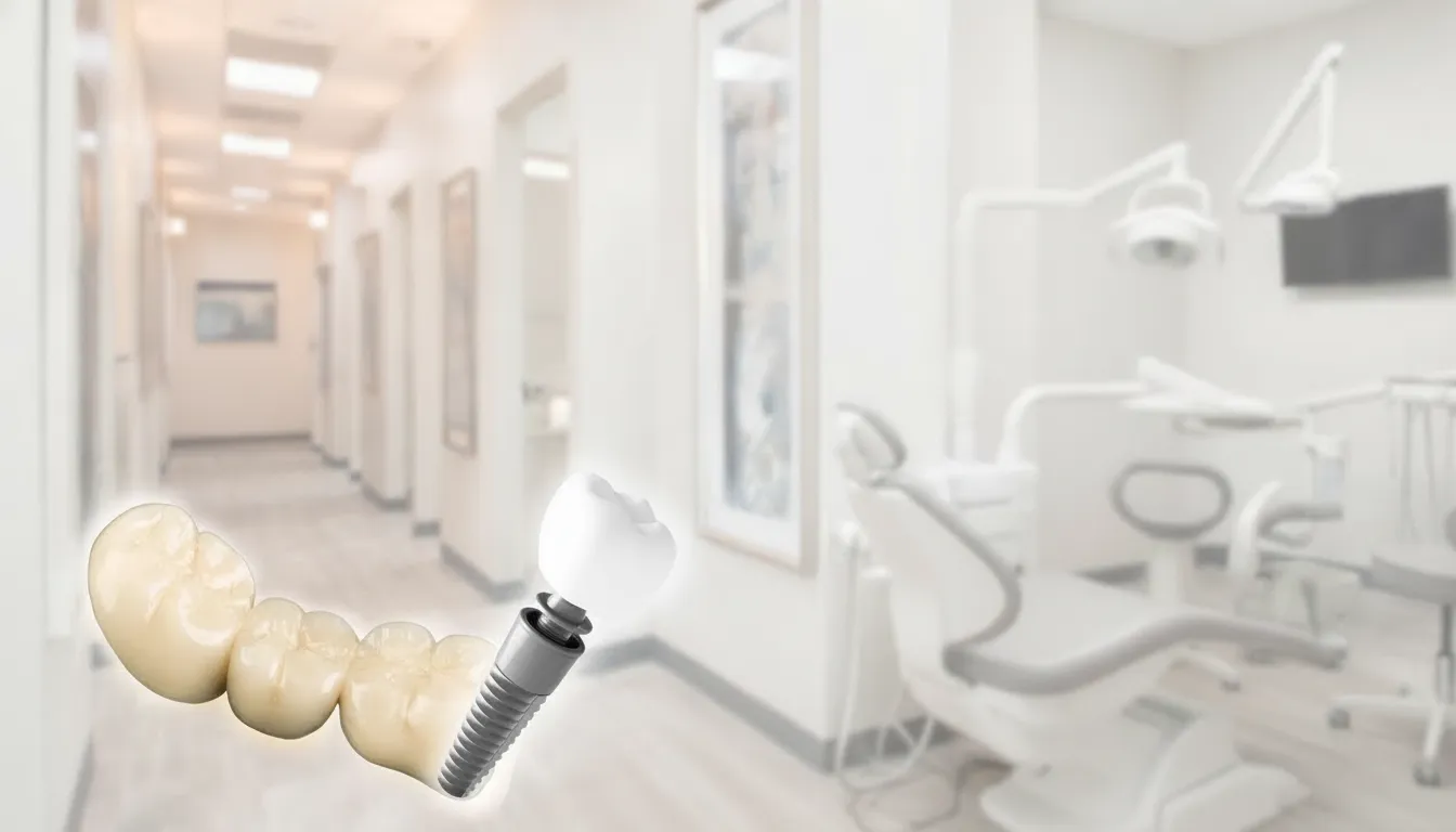 How much would I save with a dental bridge instead of an implant? cover